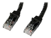 StarTech.com Cable de Red Ethernet Snagless Sin Enganches Cat 6 Cat6 Gigabit - cable de interconexión - 5 m - negro