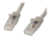 StarTech.com Cable de Red Ethernet Snagless Sin Enganches Cat 6 Cat6 Gigabit - cable de interconexión - 2 m - gris