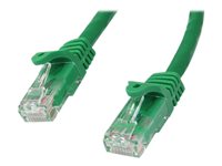 StarTech.com Cable de Red Ethernet Snagless Sin Enganches Cat 6 Cat6 Gigabit - cable de interconexión - 2 m - verde