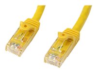 StarTech.com Cable de Red Ethernet Snagless Sin Enganches Cat 6 Cat6 Gigabit - cable de interconexión - 1 m - amarillo