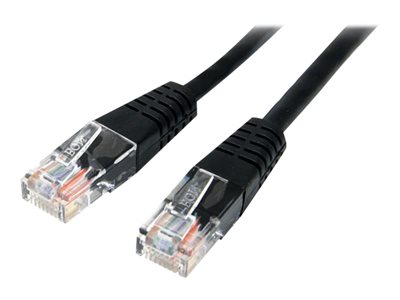  STARTECH.COM  Cable de Red Ethernet UTP Patch Cat5e Cat 5e RJ45 Moldeado - cable de interconexión - 15 m - negroM45PAT15MBK