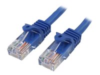 StarTech.com Cable de Red Ethernet UTP Patch Snagless Sin Enganches Cat5e Cat 5e RJ45 - cable de interconexión - 2 m - azul