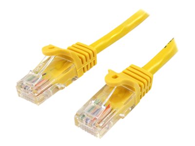  STARTECH.COM  Cable de Red Ethernet UTP Patch Snagless Sin Enganches Cat5e Cat 5e RJ45 - cable de interconexión - 2 m - amarillo45PAT2MYL