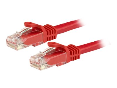  STARTECH.COM  Cable de Red Gigabit Ethernet 15m UTP Patch Cat6 Cat 6 RJ45 Snagless Sin Enganches - Rojo - cable de interconexión - 15 m - rojoN6PATC15MRD