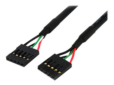  STARTECH.COM  Cable Extensor 60cm IDC 5 pines  Conexión a Placa Base Madre - USB 0,6m - Hembra a Hembra - cable USB - IDC de 5 patillas a IDC de 5 patillas - 60.7 cmUSBINT5PIN24