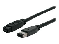 StarTech.com Cable FireWire de 9 a 6 Pines IEEE-1394 de 1,8 metros - Macho a Macho - Cable IEEE 1394 - 6 PIN FireWire a FireWire 800 - 1.8 m