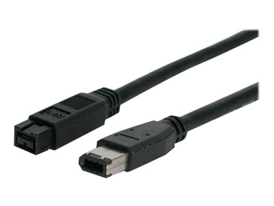  STARTECH.COM  Cable FireWire de 9 a 6 Pines IEEE-1394 de 1,8 metros - Macho a Macho - Cable IEEE 1394 - 6 PIN FireWire a FireWire 800 - 1.8 m1394_96_6