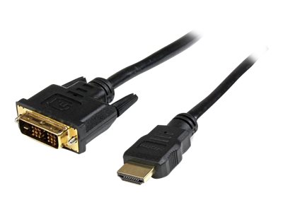  STARTECH.COM  Cable HDMI a DVI 2m - DVI-D Macho - HDMI Macho - Adaptador - Negro - cable adaptador - HDMI/DVI - 2 mHDDVIMM2M