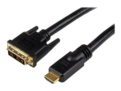  STARTECH.COM  Cable HDMI a DVI  5m - DVI-D Macho - HDMI Macho - Adaptador - Negro - cable adaptador - HDMI/DVI - 5 mHDDVIMM5M