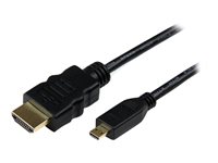 StarTech.com Cable HDMI de alta velocidad con Ethernet 2m - HDMI a Micro HDMI - Macho a Macho - cable HDMI con Ethernet - 2 m