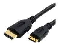 StarTech.com Cable HDMI de alta velocidad con Ethernet 2m - HDMI a Mini HDMI - Macho a Macho - cable HDMI con Ethernet - 2 m