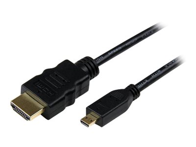 STARTECH.COM  Cable HDMI de alta velocidad con Ethernet 50cm - HDMI a Micro HDMI - Macho a Macho - cable HDMI con Ethernet - 50 cmHDADMM50CM