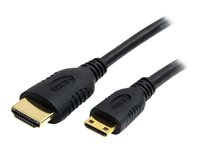 StarTech.com Cable HDMI de alta velocidad con Ethernet 50cm - HDMI a Mini HDMI - Macho a Macho - cable HDMI con Ethernet - 50 cm