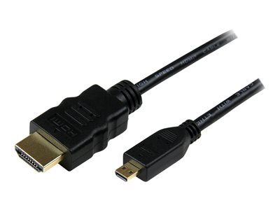  STARTECH.COM  Cable HDMI de alta velocidad con Ethernet a Micro HDMI 3m - 2x Macho - Negro - cable HDMI con Ethernet - 3 mHDADMM3M