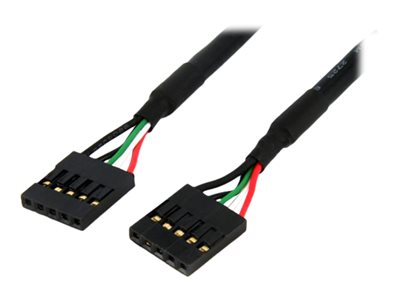  STARTECH.COM  Cable Interno de 18 pulgadas al USB IDC de 5 pines del Cabezal de la Placa Base  – H/H - cable USB - IDC de 5 patillas a IDC de 5 patillaUSBINT5PIN