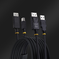 Startech.com CABLE KVM DISPLAYPORT Y USB    CABL3.0 5GBPS DE 1.8M DU1226-KVM-CABLE