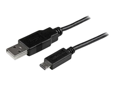  STARTECH.COM  Cable Slim Micro B a USB A de 3m - Cable de Carga y Sincronización para Tablets y Móviles - cable USB - Micro-USB tipo B a USB - 3 mUSBAUB3MBK