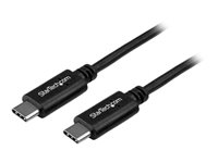 StarTech.com Cable USB-C de 1 metro - Cable USB C Macho - USB 2.0 - cable USB de tipo C - USB-C a USB-C - 1 m