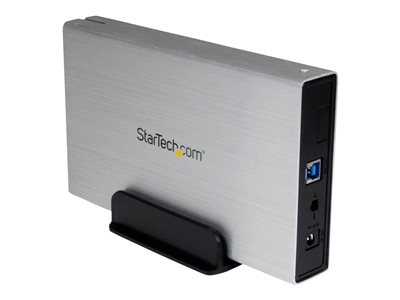  STARTECH.COM  Caja Carcasa de Aluminio USB 3.0 de Disco Duro HDD SATA 3 III de 3,5 Pulgadas Externo UASP - Plateado - caja de almacenamiento - SATA 6Gb/s - USB 3.0S3510SMU33