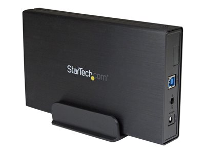  STARTECH.COM  Caja Carcasa USB 3.0 SuperSpeed de Disco Duro HDD SATA 3 III 6Gbps de 3,5 Pulgadas Externo con UASP - Aluminio Negro - caja de almacenamiento - SATA 6Gb/s - USB 3.0S3510BMU33