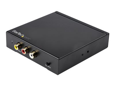  STARTECH.COM  Caja Convertidora HDMI a RCA con Audio - Adaptador de Vídeo Compuesto - NTSC/PAL - 1080p - vídeo conversor - negroHD2VID2