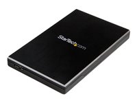 StarTech.com Caja de aluminio USB 3.1 (10Gbps) de 1 bahía de 2,5 pulgadas para discos duros SATA III - caja de almacenamiento - SATA 6Gb/s - USB 3.1 (Gen 2)