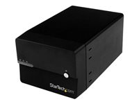 StarTech.com Caja de Disco Duro HDD Externo 2 Bahías de 3,5