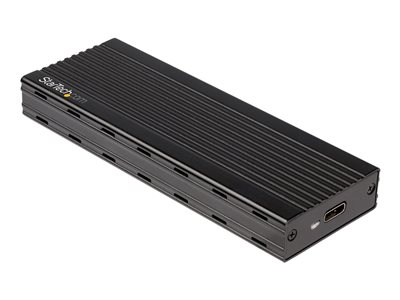  STARTECH.COM  Caja M.2 NVMe para SSD PCIe - Caja USB 3.1 Gen 2 Type-C - USB Tipo C - Compatible con Thunderbolt 3 (M2E1BMU31C) - caja de almacenamientoM2E1BMU31C
