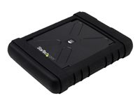 StarTech.com Caja USB 3.0 robusta con UASP para disco duro o SSD SATA de 2,5 pulgadas - Carcasa sin herramientas IP54 tipo militar - caja de almacenamiento - SATA 6Gb/s - SATA 6Gb/s, USB 3.0