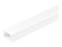 StarTech.com Canaleta Pasacables Sólido con Cinta Adhesiva y Cubierta, 19mm de Ancho x 13mm de Alto - 1,8m de Longitud, Kit de PVC para Ocultar Cableado - Conducto de Cables de Pared, UL (CBMOWD2013) - conducto para cables - Conforme a la TAA