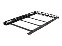 StarTech.com Carriles Universales 1U de 19 Pulgadas Ajustables  para Armario Rack de Servidores - Capacidad de Carga de hasta 25kg - guía para bastidor - 1U