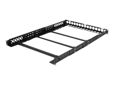  STARTECH.COM  Carriles Universales 1U de 19 Pulgadas Ajustables  para Armario Rack de Servidores - Capacidad de Carga de hasta 25kg - guía para bastidor - 1UUNIRAILS1U