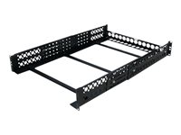 StarTech.com Carriles Universales 2U de 19 Pulgadas Ajustables  para Armario Rack de Servidores - Capacidad de Carga de hasta 45,3kg - guía para bastidor - 2U