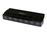 StarTech.com Concentrador Ladrón USB 3.0 de 7 Puertos - Hub de Sobremesa con Adaptador de Alimentación - hub - 7 puertos