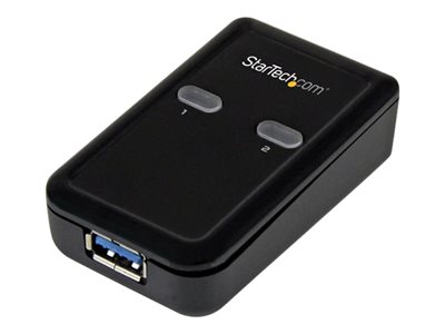  STARTECH.COM  Conmutador Interruptor Compartidor USB Sharing Switch USB 3.0 1 Periférico 2 Ordenadores - 2 x USB B - 1x USB A Hembra - interruptor paraUSB221SS