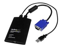 StarTech.com Consola KVM USB 2.0 con Transferencia de Archivos y Captura de Vídeo para Ordenador Portátil Adaptador Crash Cart para Laptop - conmutador KVM - 1 puertos
