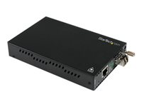 StarTech.com Conversor de Medios de Fibra Ethernet Gigabit con OAM Administrado - Convertidor Multimodo LC 550m - Compatible con 802.3ah - conversor de soportes de fibra - GigE