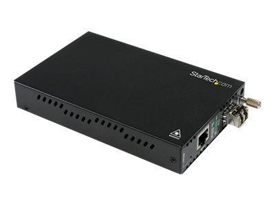  STARTECH.COM  Conversor de Medios de Fibra Ethernet Gigabit con OAM Administrado - Convertidor Multimodo LC 550m - Compatible con 802.3ah - conversor dET91000LCOAM