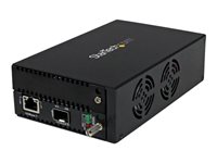 StarTech.com Conversor de Medios Ethernet de Cobre a Fibra de 10 Gigabits - Gestionado - con SFP+ Abierto - conversor de soportes de fibra - 10 GigE