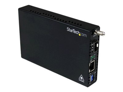  STARTECH.COM  Conversor de Medios Ethernet Gigabit a Fibra con SFP abierto - Adaptador de Cobre a Fibra - conversor de soportes de fibra - 100Mb LAN, 1ET91000SFP2