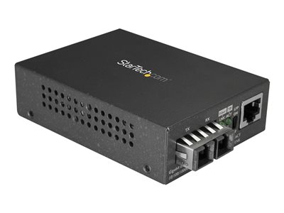  STARTECH.COM  Conversor de Medios Gigabit Ethernet RJ45 a Fibra Óptica SC Multimodo 1000Base-SX - Convertidor de Fibra a Cobre - 550m - conversor de soMCMGBSCMM055