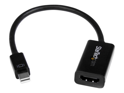  STARTECH.COM  Conversor de Vídeo Mini DisplayPort a HDMI con Audio – Adaptador Activo MDP 1.2 para MacBook Pro – 4K @ 30Hz - Negro - vídeo conversor -MDP2HD4KS