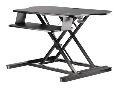  STARTECH.COM  Corner Sit Stand Desk Converter with Keyboard Tray - Large Surface (35