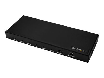  STARTECH.COM  Divisor Splitter HDMI 4K 60Hz de 4 Puertos - interruptor de vídeo/audio - 4 puertosST124HD20