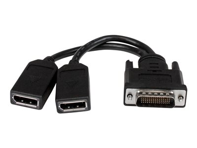  STARTECH.COM  DMS-59 to DisplayPort - 8in - DMS 59 to 2x DP - Y Cable - DMS-59 Adapter - DisplayPort Splitter Cable - LFH Cable (DMSDPDP1) - separador para pantalla - 20.3 cmDMSDPDP1