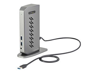  STARTECH.COM  Dock USB-C o USB-A - Docking Station Universal Híbrido para Portátil Win Mac USB Tipo C o USB-A - 2x HDMI o DP (DK30A2DHUUE) - estación dDK30A2DHUUE