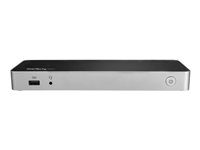 StarTech.com Dock USB C para 2 Monitores 4K 30Hz con HDMI y DisplayPort - Entrega de Potencia 60W - SD - Hub 4x Puertos USB-A 3.0 - Gb Ethernet - Audio - Compatible con Thunderbolt 3 (DK30CHDDPPD) - estación de conexión - USB-C - HDMI, DP - GigE