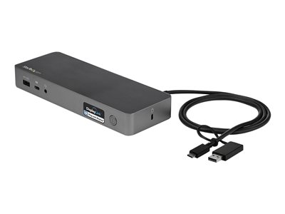  STARTECH.COM  Dock USB-C y USB-A - Dock Station Universal Híbrido para 2 Monitores HDMI 4K 60Hz DisplayPort - Hub USB 3.1 Gen 1 - GbE - Entrega AlimentDK30C2DPPDUE