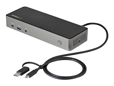  STARTECH.COM  Docking Station USB-C USB-A 3 Monitores DisplayPort y HDMI - Replicador de Puertos PD 85W - Hub Ladrón 6xUSB (DK31C3HDPDUE) - estación deDK31C3HDPDUE