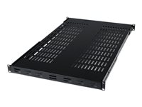 StarTech.com Estante Bandeja Fijo para Gabinete Rack de Servidores con Profundidad Ajustable - estante para bastidor - 1U